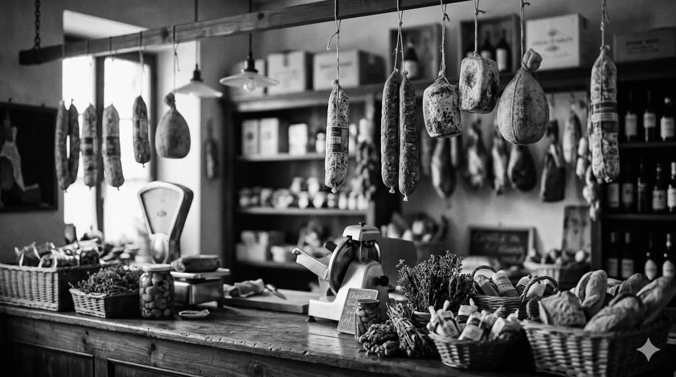 Il bancone di Baffo — salumi e formaggi a Bergamo